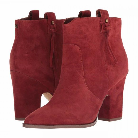 Sam Edelman Shoes - LIKE NEW Sam Edelman Womens Ankle Booties | Niomi Paprika Suede Leather | Sz 8.5